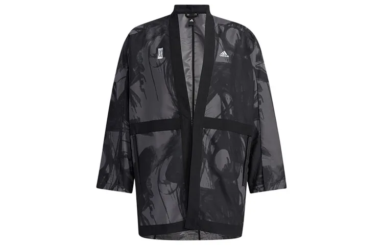 Adidas Jackets Men's Black Collarless Moderate Other