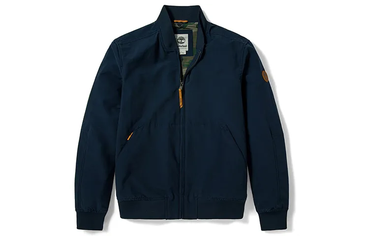 Timberland Jackets Men's Dark Royal Blue Baseball Collar Moderate Other
