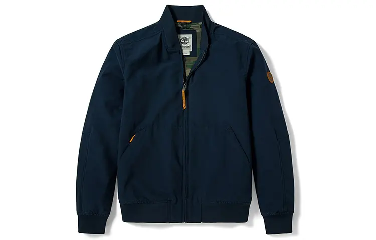 Timberland Jackets Men's Dark Royal Blue Baseball Collar Moderate Other