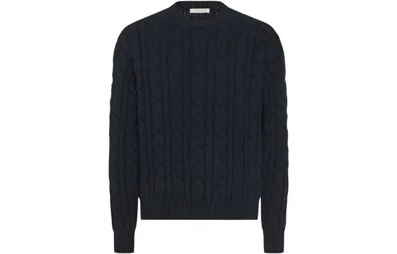 THE ROW Sweaters Men's Blue Crew Neck Moderate Other