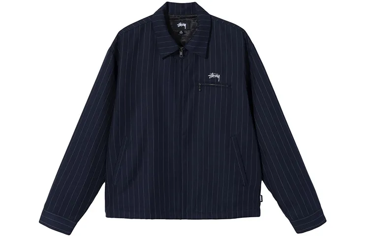 Stussy X Comme Des Garçons Pin Striped Bing Jacket