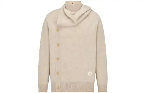 DIOR Sweaters Men's Beige Turtleneck Moderate Other
