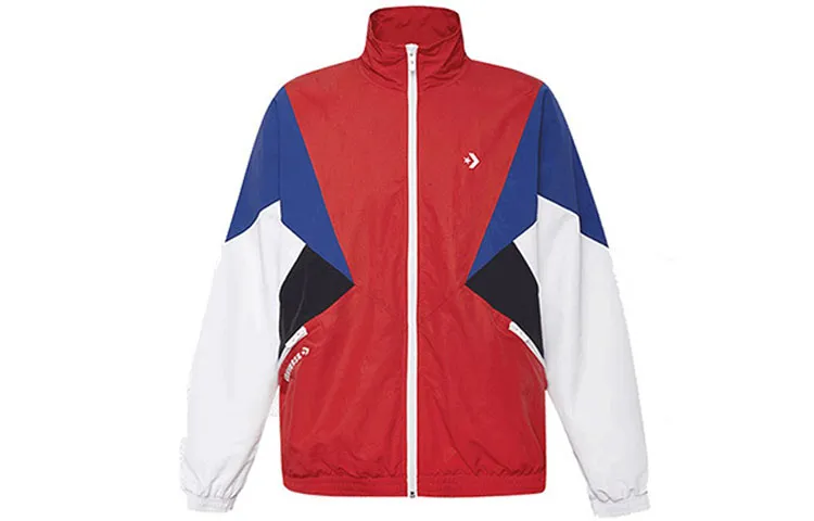 Converse Jackets Men's Stand Collar Moderate Straight Fit