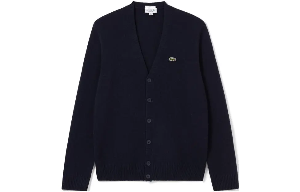 LACOSTE Cashmere Sweater Unisex Navy Blue