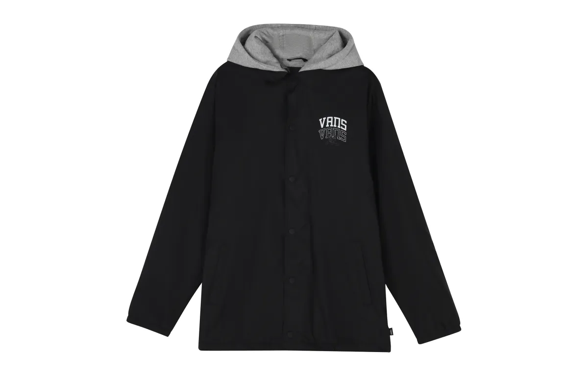 Vans Jackets Men's Black Hooded (Non-detachable) Moderate
