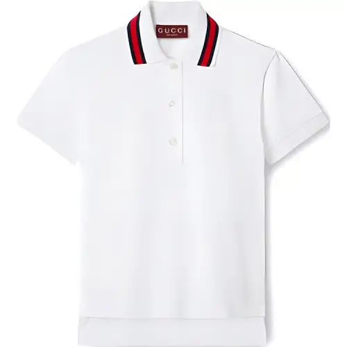 GUCCI Stretch Piquet Polo Shirt