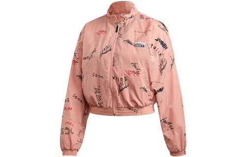 Adidas Originals Jackets Women's Pink Stand Collar Moderate Other