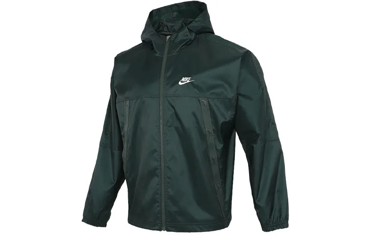 Nike Jackets Men's Green Hooded Moderate Other