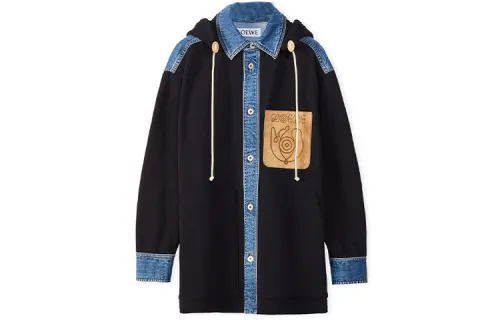 LOEWE Jackets & Coats Men's Dark Blue