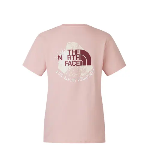 THE NORTH FACE T Shirt Women's Mist Pink