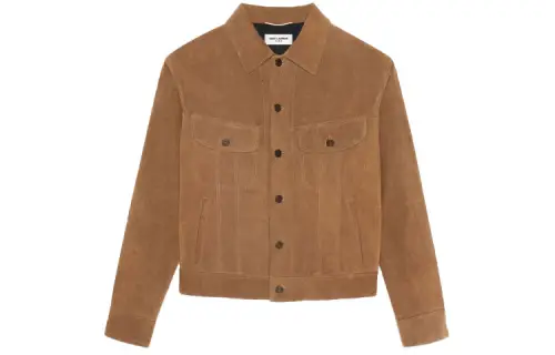 SAINT LAURENT Jackets & Coats Men's Walnut