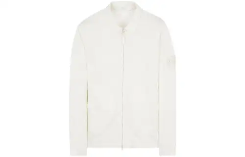 STONE ISLAND Jackets & Coats Fall Men's White
