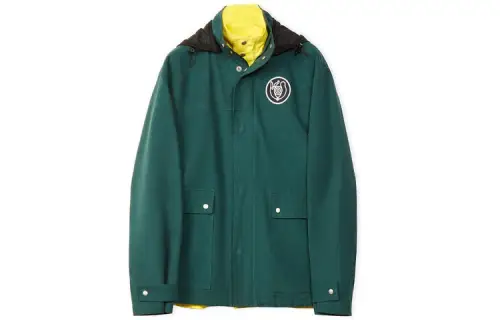 LOEWE Jackets Men's Green Hooded Moderate Other