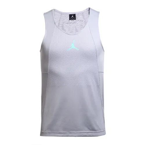 Jordan Tank Tops Men's White Crew Neck Moderate Straight Fit
