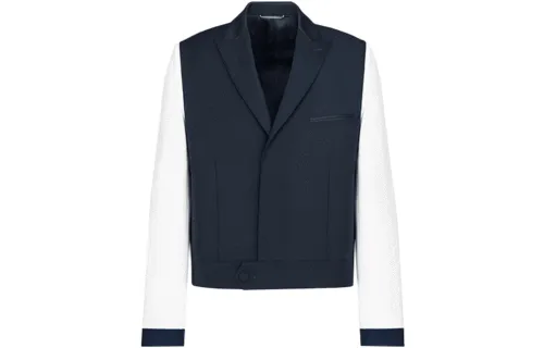 DIOR Quarterly New Products Jackets Men's Blue Lapel Moderate Other