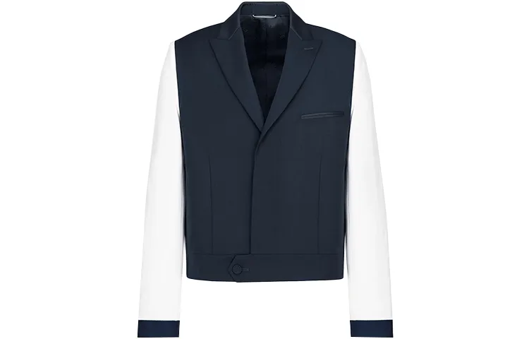 DIOR Quarterly New Products Jackets Men's Blue Lapel Moderate Other