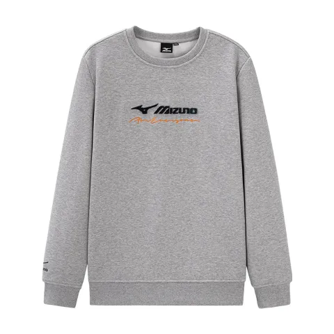 Mizuno Sweatshirts Unisex Crew Neck Thickened Straight Fit