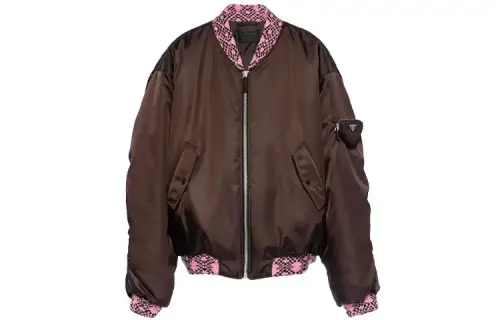 Prada 2010s zip-fastening bomber jacket
