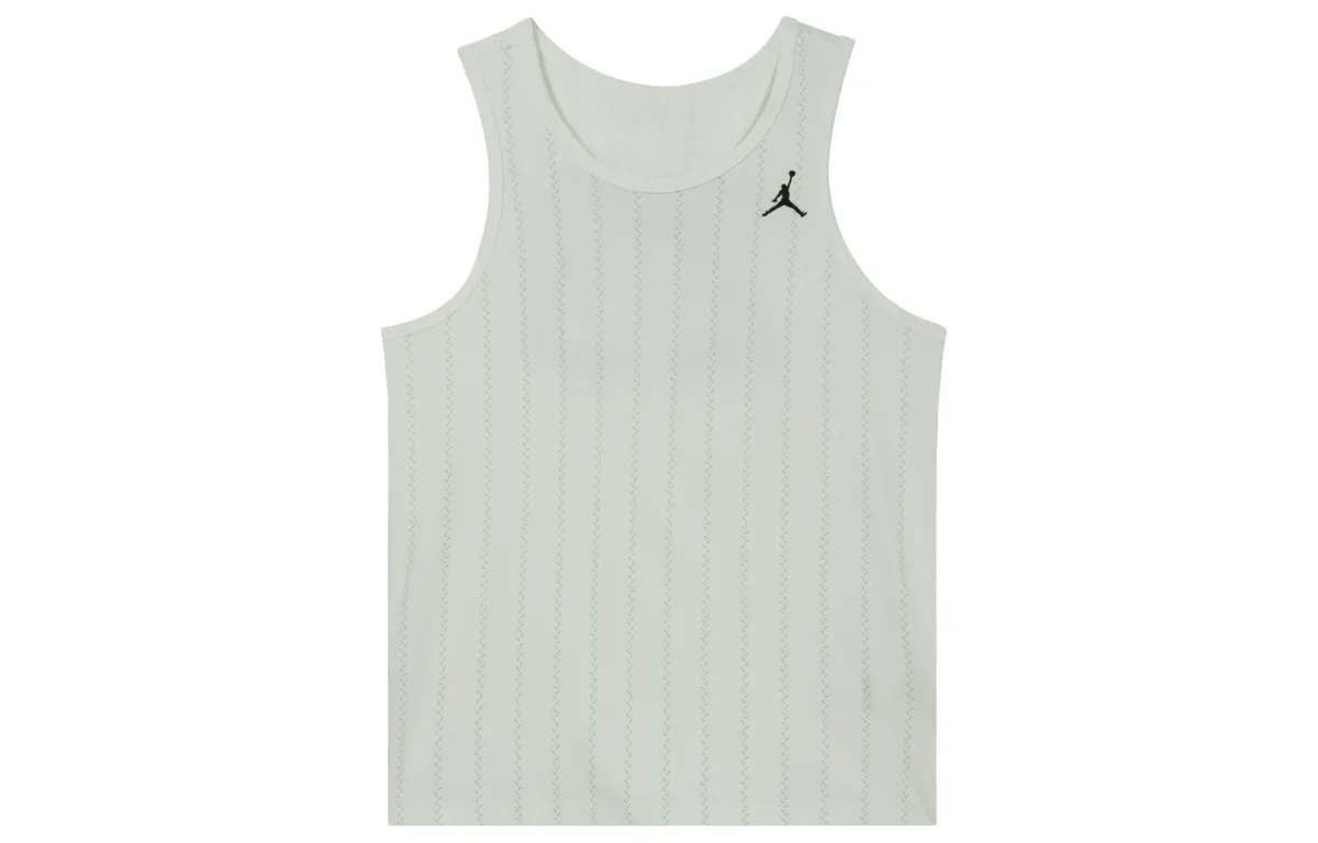 Jordan Tank Tops Men's White Crew Neck Moderate Other