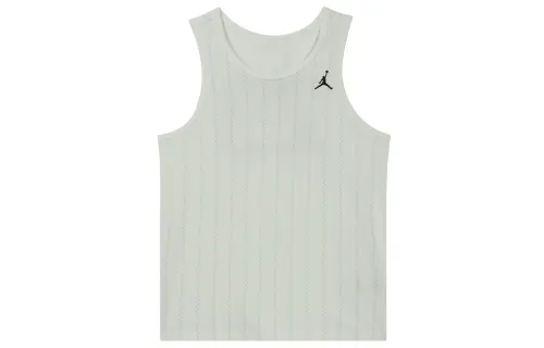 Jordan Tank Tops Men's White Crew Neck Moderate Other