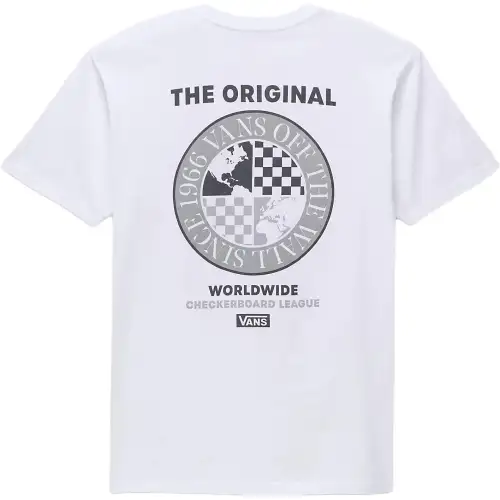 Vans World Team T Shirt Men's White