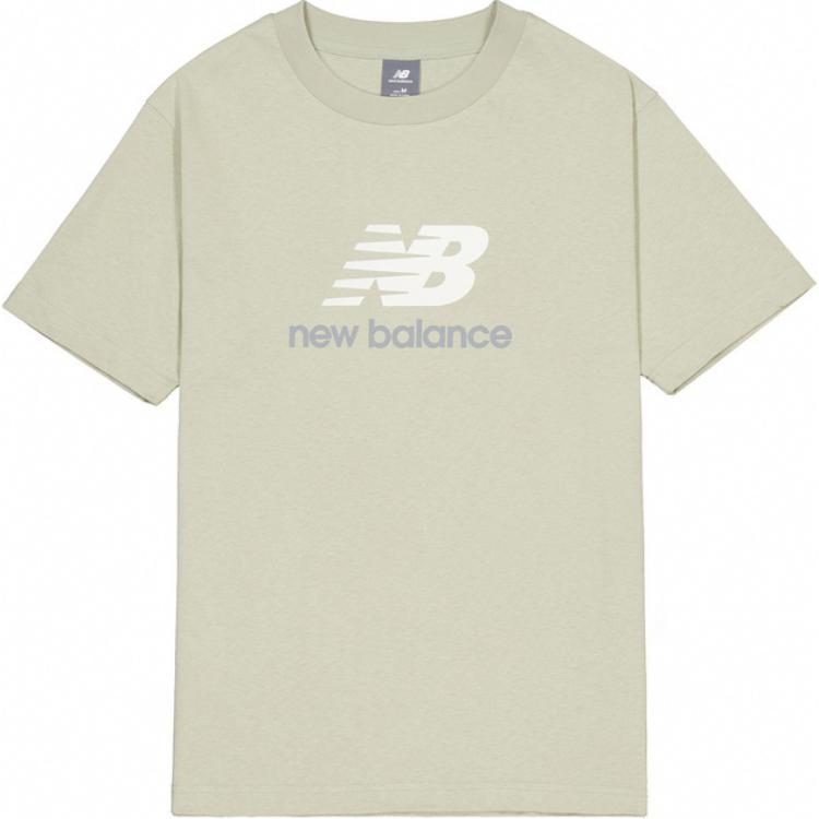 Футболка New Balance С буквами (оливковая)