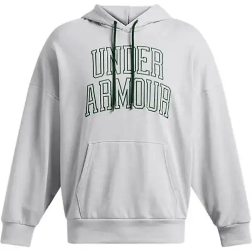 Under Armour Icon UA HWT Terry OS Hoodie Sweatshirt Men's Gray