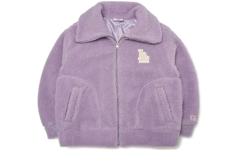 MLB Basic Logo Jacket Unisex Purple