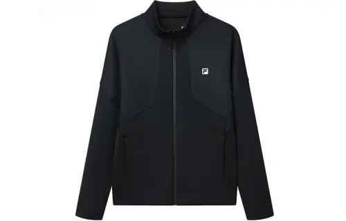 FILA Athletics Jackets Men's Black Stand Collar Moderate Other