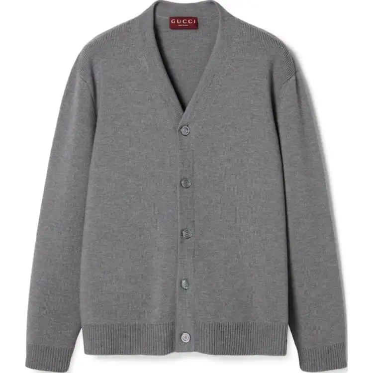 GUCCI V Neck Stitch Cardigan