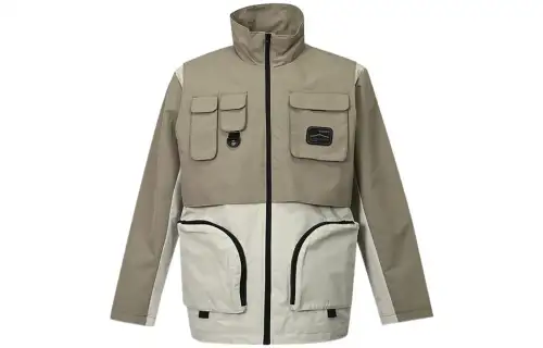 Vans Jackets Men's Khaki Stand Collar Moderate Workwear