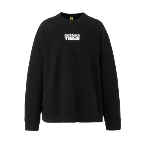 Onitsuka Tiger CREW NECK SWEAT Knitwear Unisex Black