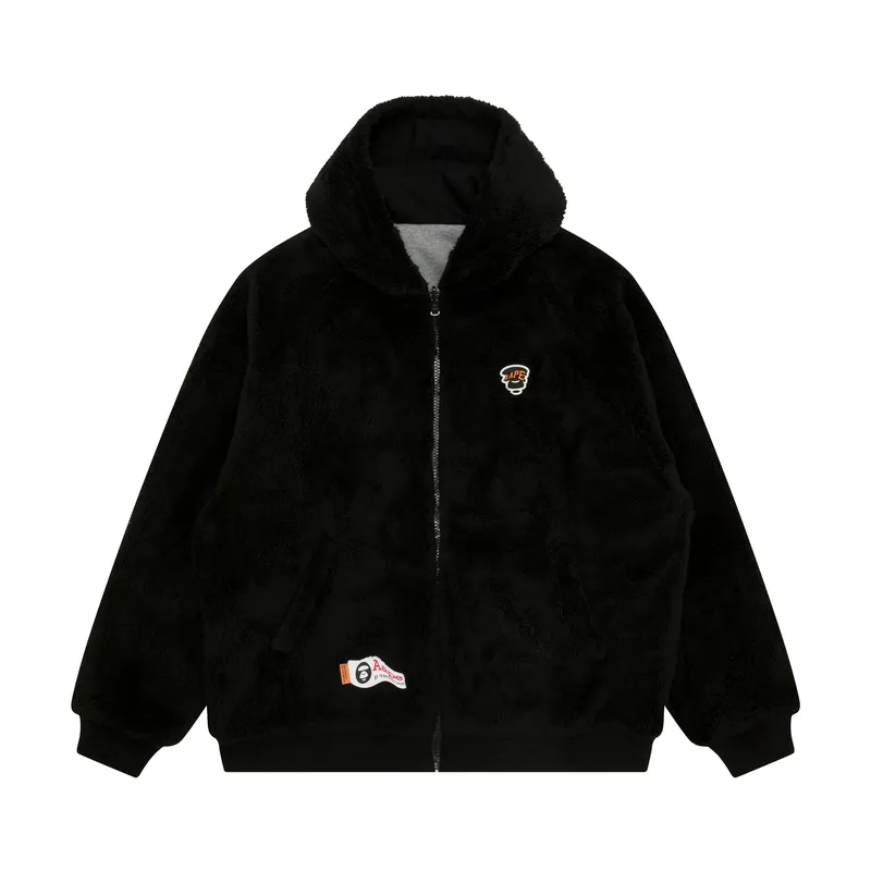 Aape By *A Bathing APE® Fleece Reversible Hoodie