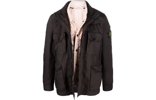 STONE ISLAND Jackets & Coats Men's Brown