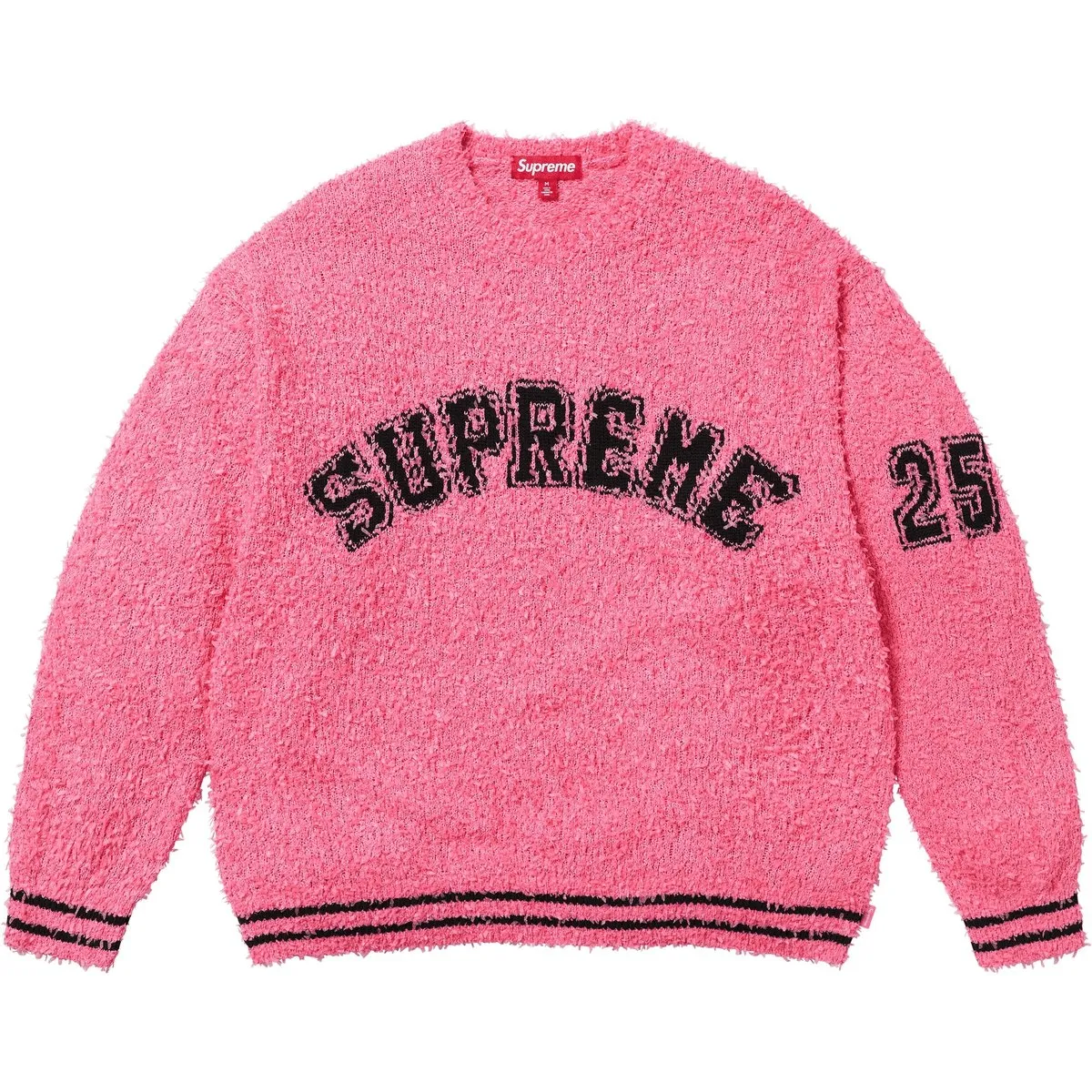 Supreme crew-neck textured sweatshirt
