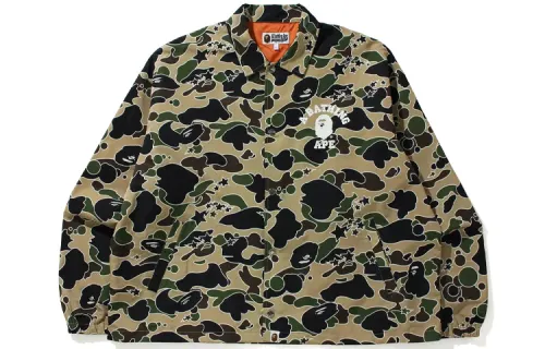 A BATHING APE Sta Camo Relaxed Coach Jacket