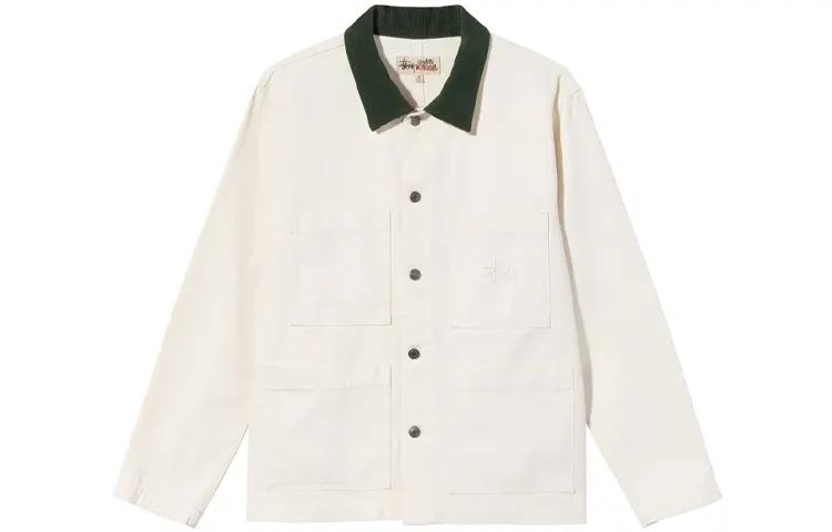 Stussy Jackets Unisex White Lapel Moderate Other