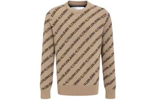 CALVIN KLEIN Sweater Men's Khaki