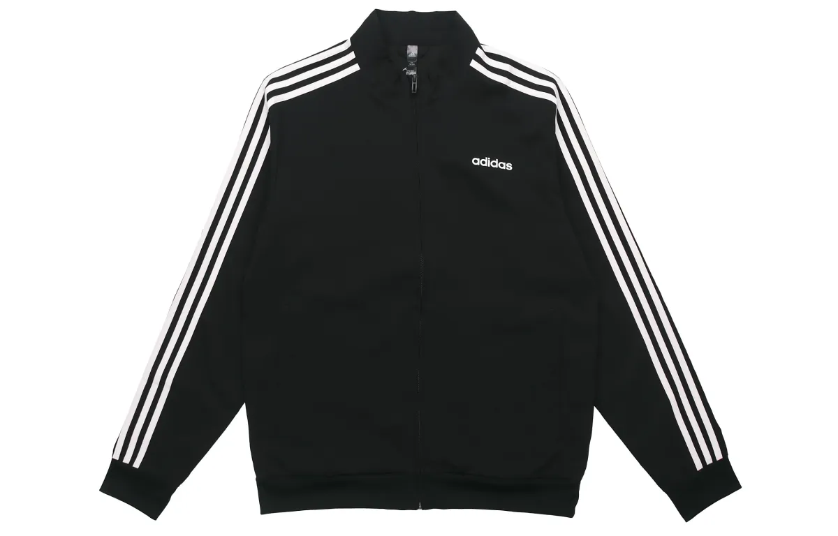 Adidas Jackets Men's Black Stand Collar Moderate Other