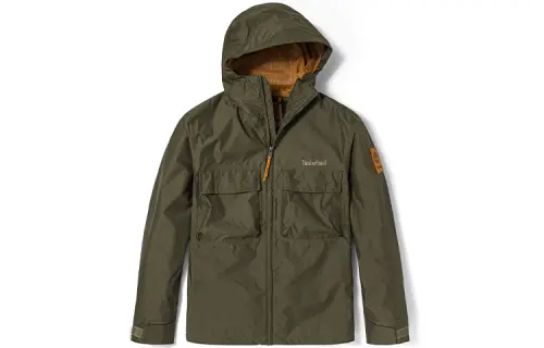 Timberland Jackets Men's Army Green Hooded Moderate Other