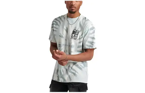 Vans Need Peace T Shirts Men's Gray Crew Neck Moderate Straight Fit