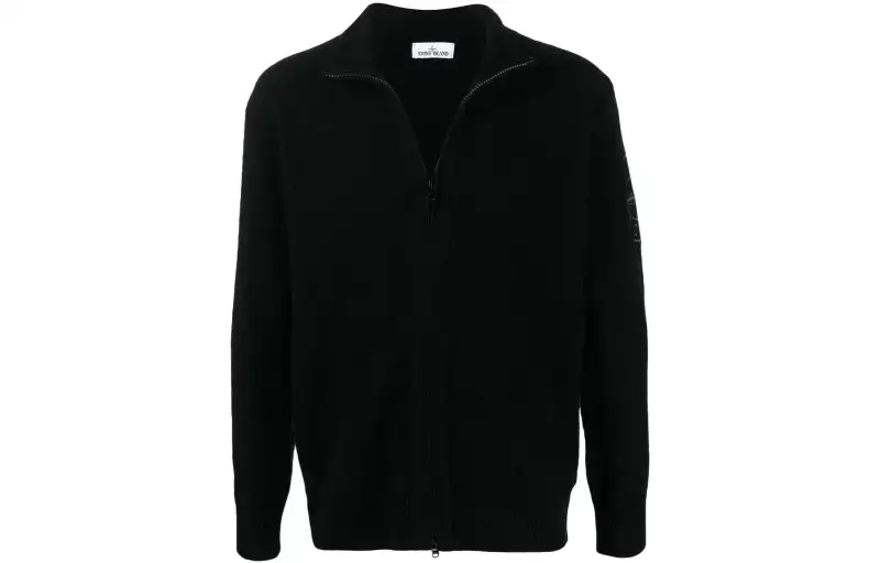 STONE ISLAND 531B5 Cotton/Nylon Terry Cardigan