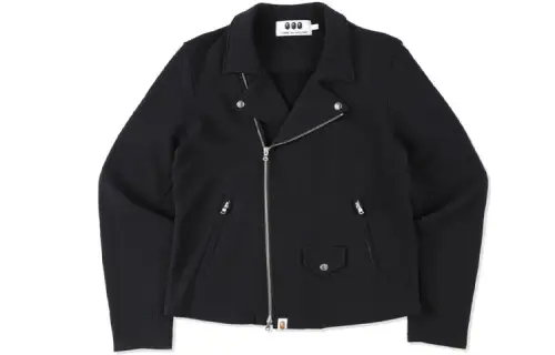 Bape X Cdg Osaka Sweat Biker Jacket