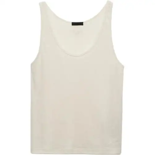 PRADA Linen And Cotton Tank Top