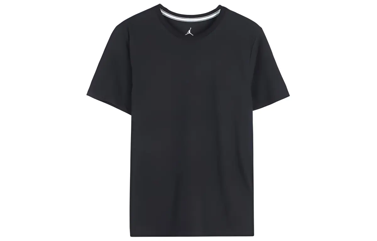 Jordan T-Shirts Men's Black Crew Neck Moderate