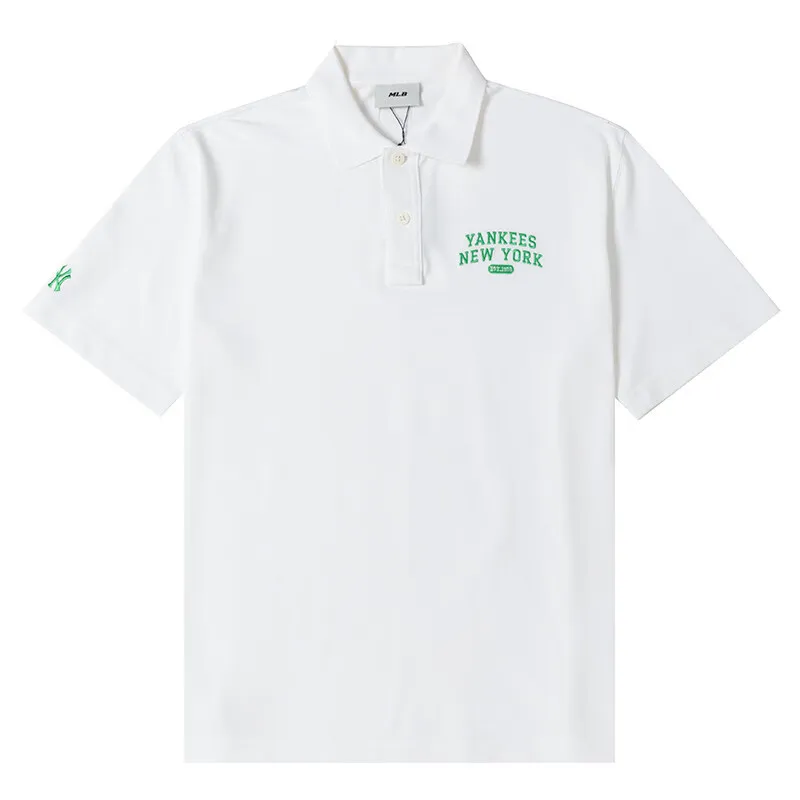 MLB New York Yankees Polo Shirts Men's White Moderate
