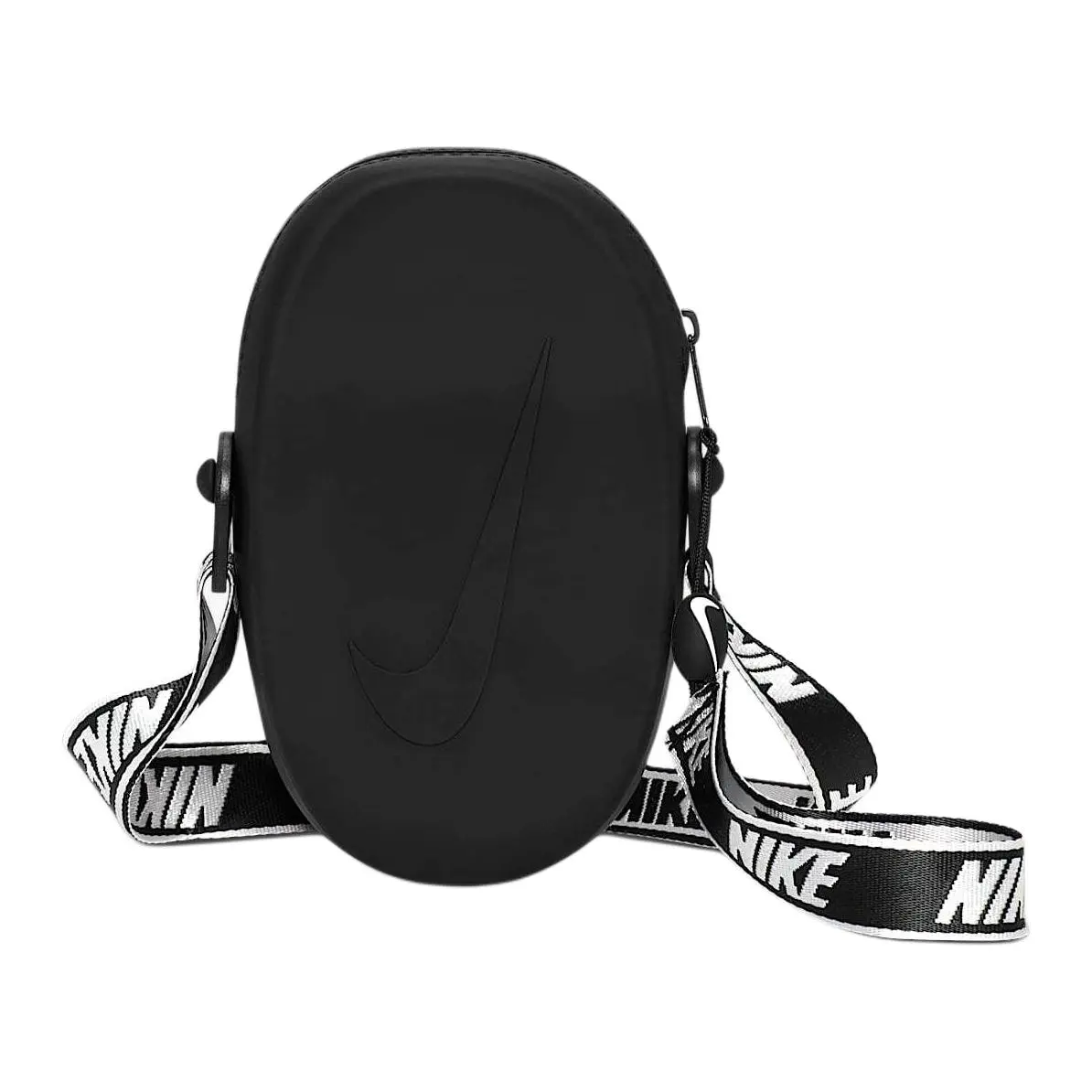 Nike Silicone Swim Bag Shoulder Bag, Crossbody Bag Regular Unisex Black