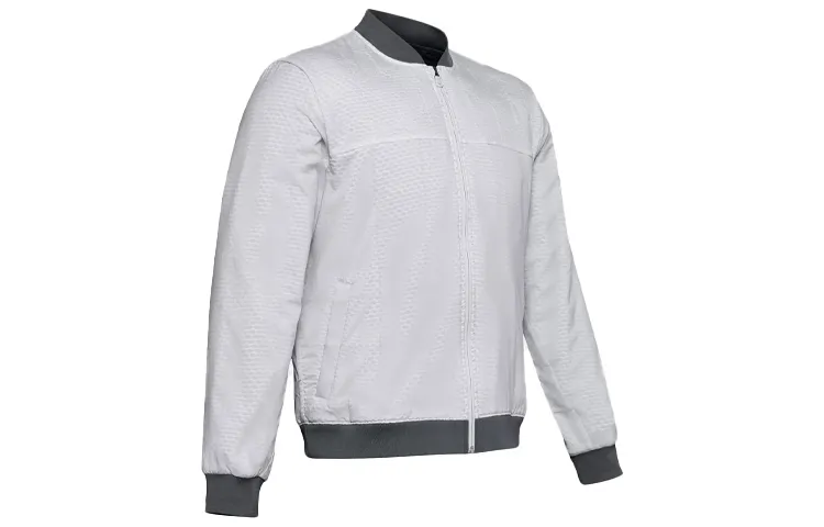 Under Armour ColdGear Jackets Men's Gray Baseball Collar Moderate Other