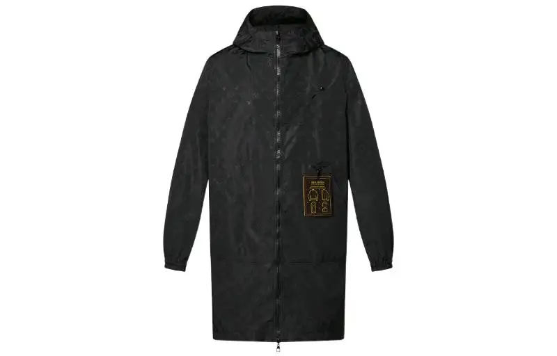Lv Mid Length Monogram Nylon Windbreaker