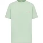 DIOR SS24 Logo Embroidery Loose Fit Crew Neck Short Sleeved T Shirt T Shirt Men's Light Green